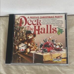 ⭐️ Deck the Halls Christmas CD 1992 Delta Music Laser Light Digital Audio Party